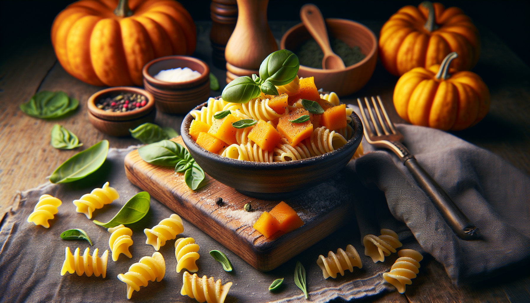 pastina con la zucca